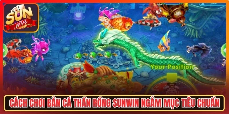 Cách chơi Bắn Cá Thần Rồng Sunwin ngắm mục tiêu chuẩn