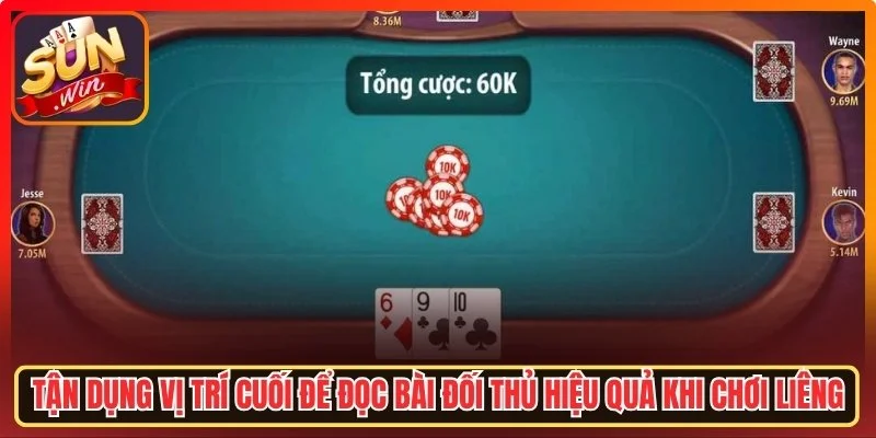 Tận dụng vị trí cuối để đọc bài đối thủ hiệu quả