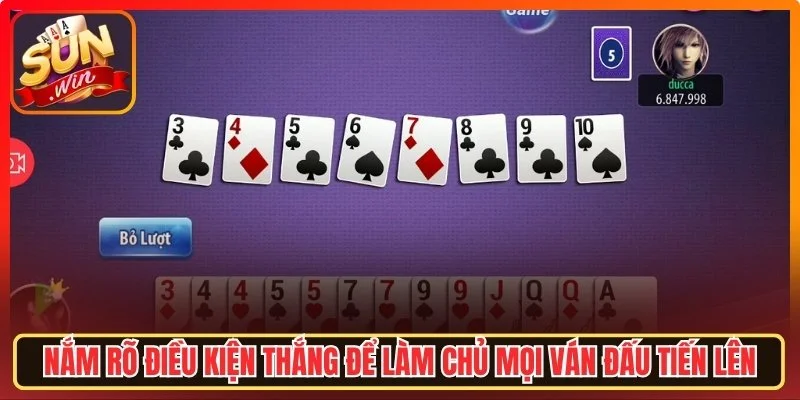 Nắm rõ điều kiện thắng để làm chủ mọi ván đấu