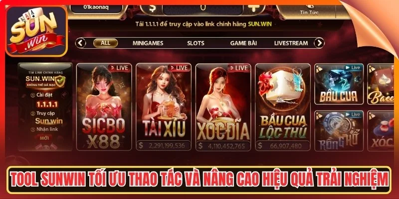 Tool sun win toi uu thao tac va nang cao hieu qua trai nghiem