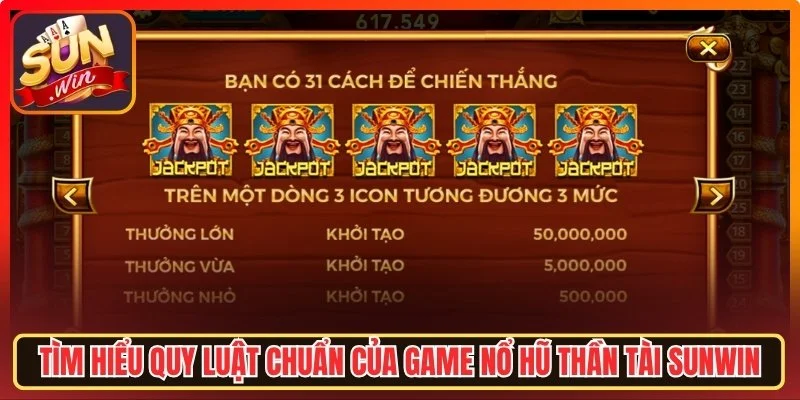Nổ Hũ Thần Tài Sunwin - Luật Chơi Và Bí Quyết Săn Hũ Hiệu Quả