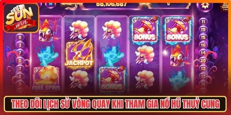 Theo dõi lịch sử vòng quay