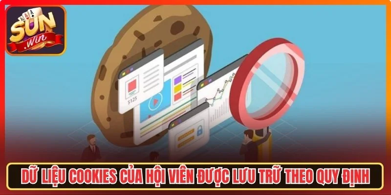 Dữ liệu Cookies được lưu trữ theo quy định