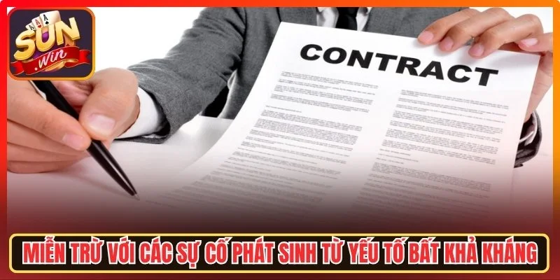 Sự cố phát sinh từ yếu tố bất khả kháng