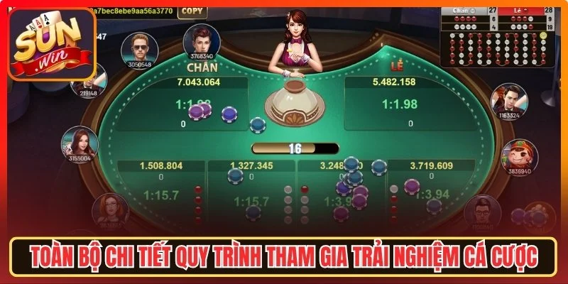 Toàn bộ chi tiết quy trình tham gia trải nghiệm cá cược