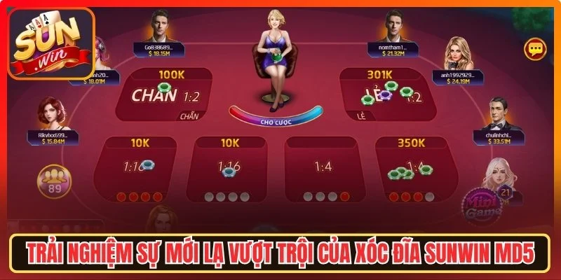 Xóc Đĩa Sunwin MD5 - Đỉnh Cao Giải Trí Minh Bạch Và An Toàn