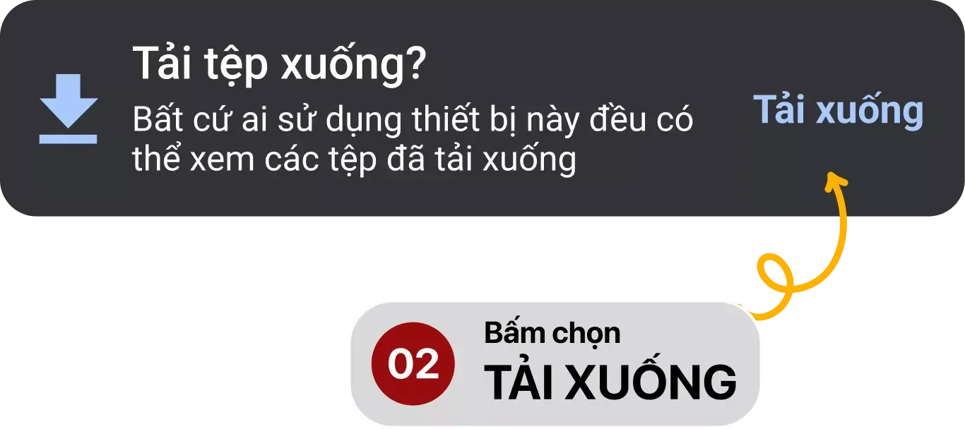 Bước 2: Bấm chọn “Tải xuống”.